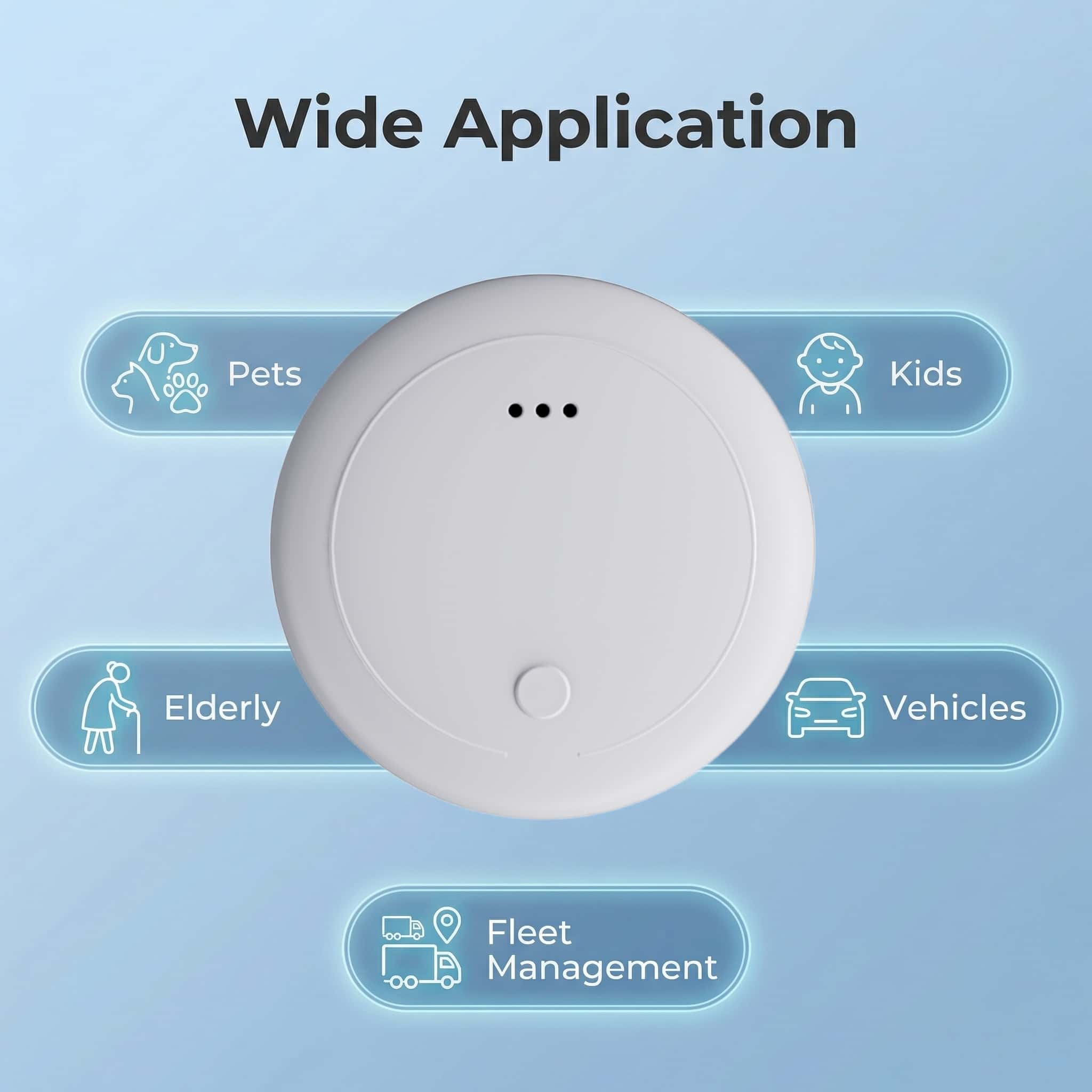 Replaceable battery API Available Free Web APP Mini GPS Smart Air Tag Tracker for Bags,Keychains, Pets and Elderly,Commercial Air Tag Tracking Platform - Image 2